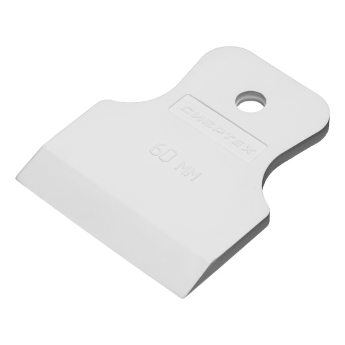 Шпатель, белая резина, 60 мм Сибртех по ценам производителя в Москве с доставкой по всей России