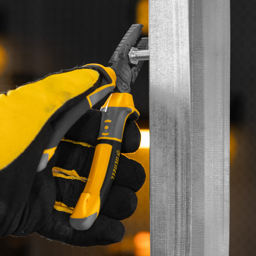 Плоскогубцы комбинированные 165 мм, трехкомпонентные рукоятки Denzel по ценам производителя в Москве с доставкой по всей России