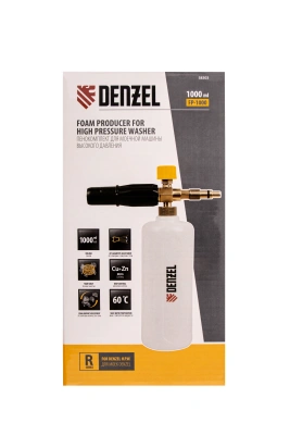 Пенокомплект FPB-1000, для моечных машин высокого давления, латунь  Denzel по ценам производителя в Москве с доставкой по всей России