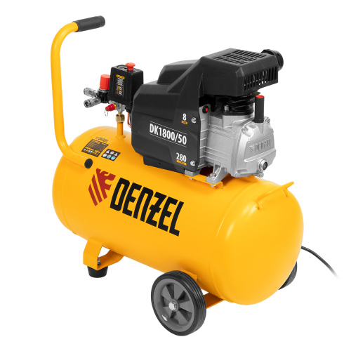 Компрессор воздушный DK1800/50, Х-PRO 1.8 кВт, 280л/мин, 50л Denzel по ценам производителя в Москве с доставкой по всей России