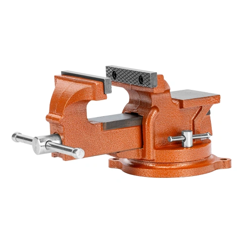 Тиски слесарные, 100 мм, поворотные, с наковальней Sparta по ценам производителя в Москве с доставкой по всей России