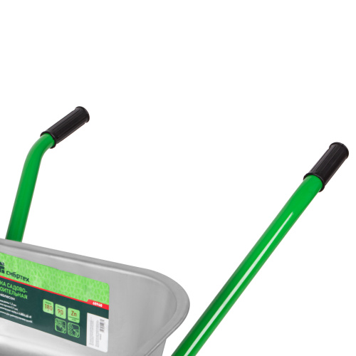 Тачка садово-строительная с PU колесом, грузоподъемность 180 кг, объем 90 л Сибртех по ценам производителя в Москве с доставкой по всей России