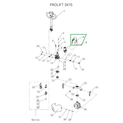 Кожух гидроцилиндра для тележек SK15 по ценам производителя в Москве с доставкой по всей России