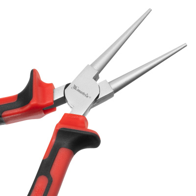 Круглогубцы Nickel, 160 мм, никелированные, двухкомпонентные рукоятки Matrix по ценам производителя в Москве с доставкой по всей России