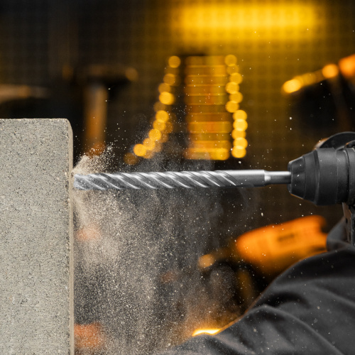 Бур по бетону, цельная крестовая пластина, 14x215 мм, SDS PLUS Denzel по ценам производителя в Москве с доставкой по всей России