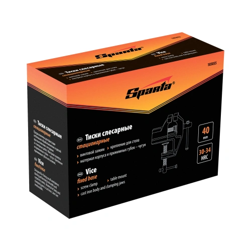 Тиски, 40 мм, крепление для стола Sparta по ценам производителя в Москве с доставкой по всей России