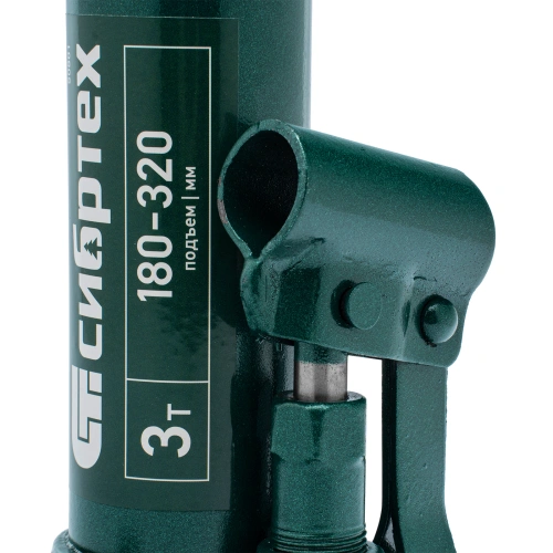 Домкрат гидравлический бутылочный, 3 т, 180-320 мм, в пласт. кейсе Сибртех по ценам производителя в Москве с доставкой по всей России