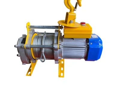 Лебедка электрическая  300/600кг  60/30м с канатом 220В 24м/мин алюминиевый корпус TOR KCD (TSA) по ценам производителя в Москве с доставкой по всей России