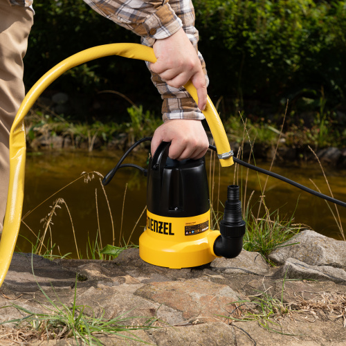 Дренажный насос DP500E, 500 Вт, подъем 7 м, 7000 л/ч Denzel по ценам производителя в Москве с доставкой по всей России