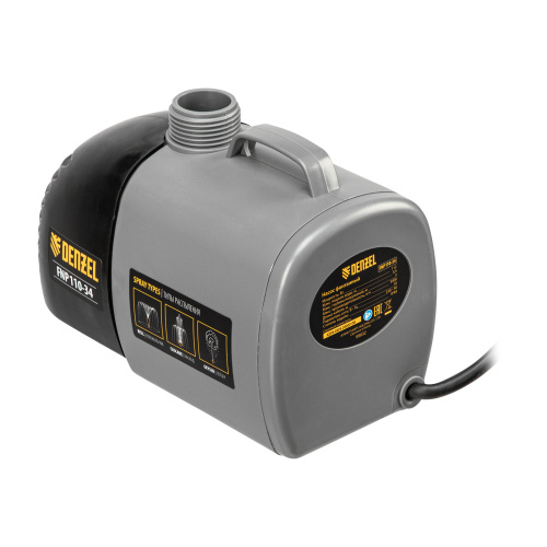 Насос фонтанный FNP110-34, 112 Вт, подъем 3,4 м, 3400 л/ч, колокольчик/каскад/гейзер Denzel по ценам производителя в Москве с доставкой по всей России