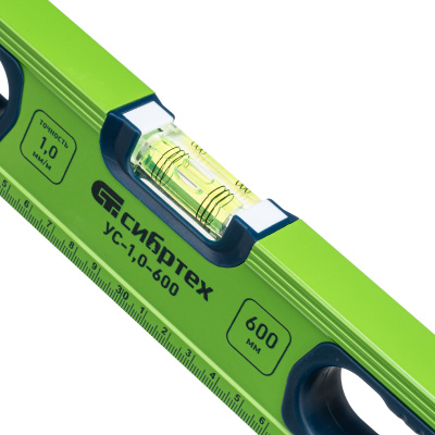 Уровень алюминиевый УС-1, 0-600, фрезерованный, 3 глазка, рукоятки, 600 мм Сибртех по ценам производителя в Москве с доставкой по всей России