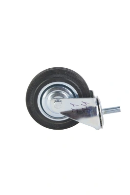 Колесо поворотное SCt 63 160 мм резина с болтом (F) по ценам производителя в Москве с доставкой по всей России