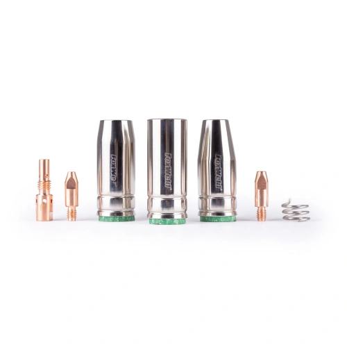 FoxWeld Набор комплектующих MIG-25 (2 наконечника, 3 сопла, 1 спираль к соплу, 1 диффузор газ., пр-во FoxWeld/КНР) купить в Москве с доставкой по всей России | ProtosMarket.ru