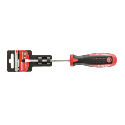 Отвертка Profi, SL5.5 х 100 мм, S2, двухкомпонентная рукоятка Matrix по ценам производителя в Москве с доставкой по всей России