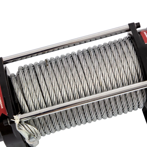 Лебедка автомобильная электрическая LB-4000, 4.5 т, 3.7 кВт, 12 В Denzel по ценам производителя в Москве с доставкой по всей России