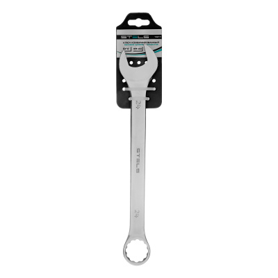 Ключ комбинированный, 24 мм, CrV, матовый хром Stels по ценам производителя в Москве с доставкой по всей России