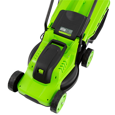 Газонокосилка электрическая L1200, 1200 Вт, ширина 32 см, 3 уровня, пластиковый травосборник 30 л. Сибртех купить в Москве с доставкой по всей России | ProtosMarket.ru