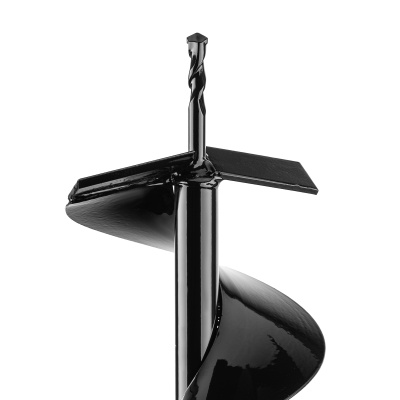 Шнек для грунта E-150, диаметр 150 мм, длина 800 мм,соединение 20 мм, несъемный нож Denzel по ценам производителя в Москве с доставкой по всей России