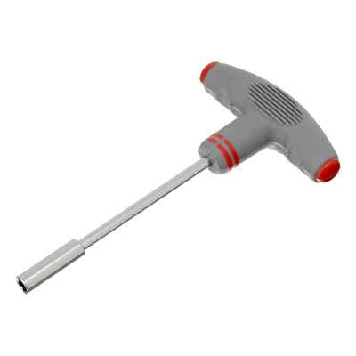 Отвертка с Т-образной эргономичной ручкой и набором бит, 11 шт, CrV Matrix по ценам производителя в Москве с доставкой по всей России