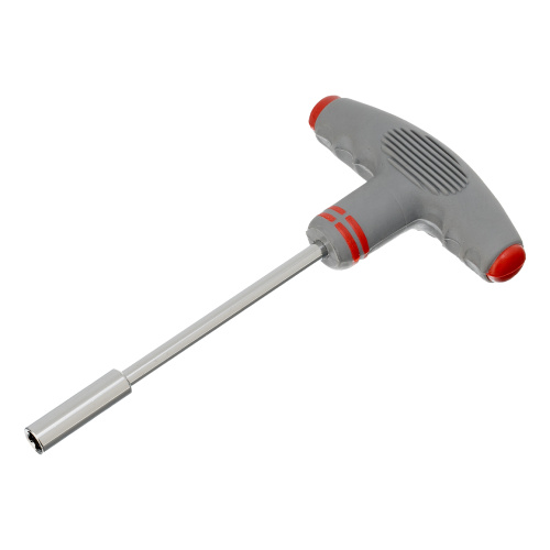 Отвертка с Т-образной эргономичной ручкой и набором бит, 11 шт, CrV Matrix по ценам производителя в Москве с доставкой по всей России