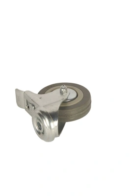 Колесо аппаратное поворотное SChgb 93 75 мм под болт с тормозом (F) по ценам производителя в Москве с доставкой по всей России