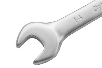 Ключ комбинированный, 14 мм, CrV, матовый хром Matrix по ценам производителя в Москве с доставкой по всей России