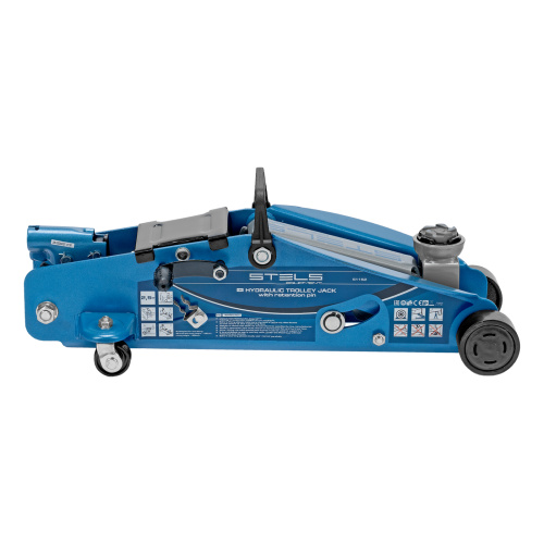 Домкрат гидравлический подкатной 2.5 т, с фиксатором, Safety Pin, 140-385 мм Stels по ценам производителя в Москве с доставкой по всей России