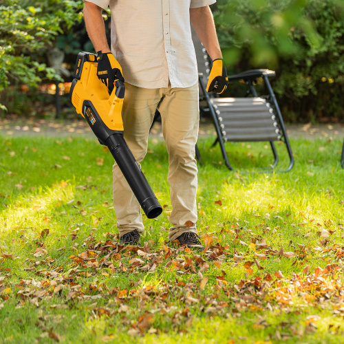 Воздуходувка аккумуляторная RB180-36, Li-ion, 36 В, 4 Ач, 180 км/ч, 820 м3/ч Denzel по ценам производителя в Москве с доставкой по всей России