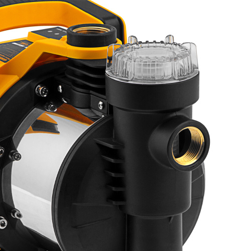 Садовый поверхностный насос GP1100SS, 1100 Вт, 4000 л/ч, подъем 45 м, пластик Denzel по ценам производителя в Москве с доставкой по всей России