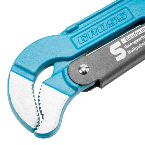 Ключ трубный рычажный 2, №3, цельнокованый, CrV, тип "S" Gross по ценам производителя в Москве с доставкой по всей России