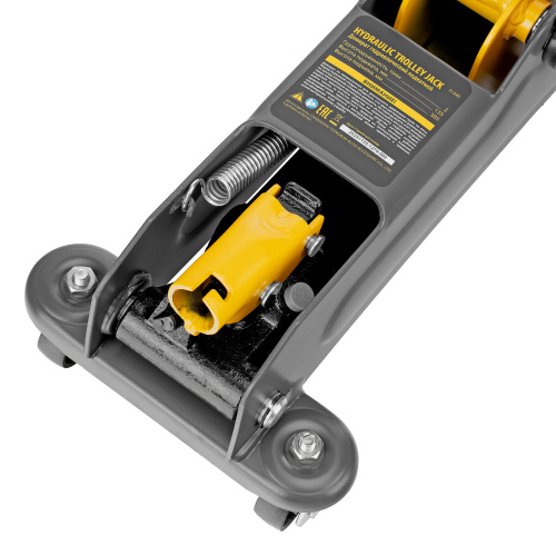 Домкрат гидравлический подкатной, 2 т, 135-385 мм Denzel по ценам производителя в Москве с доставкой по всей России