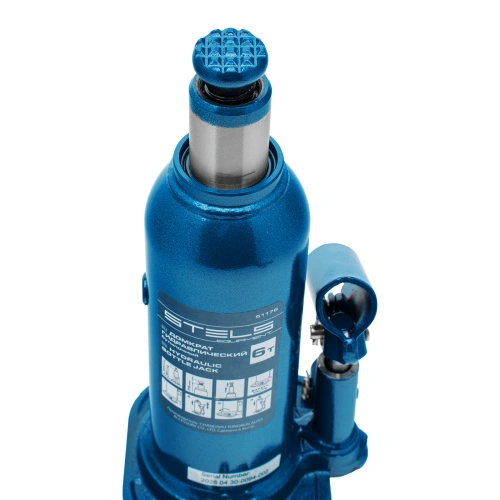 Домкрат гидравлический бутылочный, 6 т, h подъема 207-404 мм, в пластиковом кейсе Stels по ценам производителя в Москве с доставкой по всей России