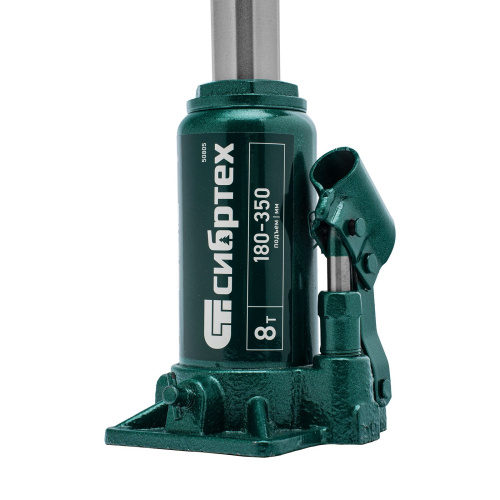 Домкрат гидравлический бутылочный, 8 т, 180-350 мм Сибртех по ценам производителя в Москве с доставкой по всей России