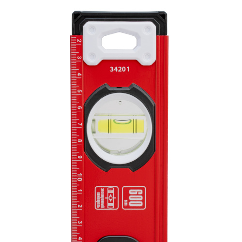 Уровень алюминиевый, фрезерованный, 3 глазка, рукоятки, 600 мм Matrix по ценам производителя в Москве с доставкой по всей России