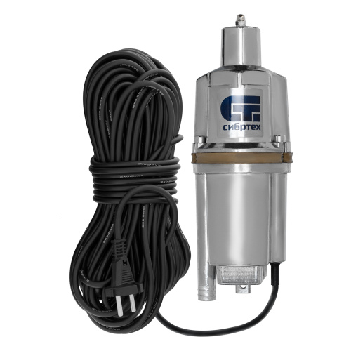 Вибрационный насос СВН300Н-15, нижний забор, 300 Вт, напор 75 м, 1200 л/ч, кабель 15 м Сибртех по ценам производителя в Москве с доставкой по всей России