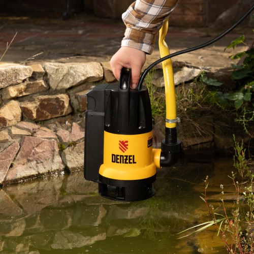 Дренажный насос DP800A, 800 Вт, подъем 5 м, 13000 л/ч Denzel по ценам производителя в Москве с доставкой по всей России