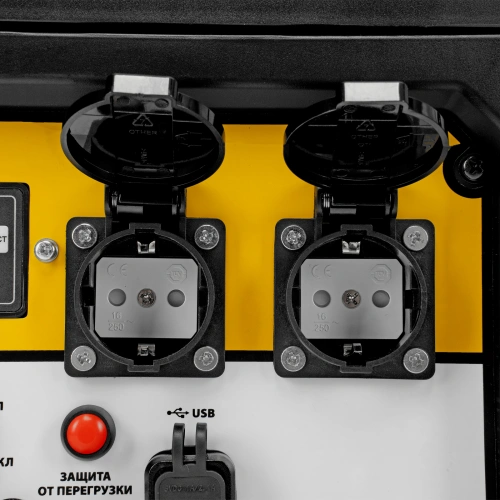 Генератор инверторный GS-4500iSE, 4,5 кВт, 230 В, закрытый корпус, электростартер Denzel по ценам производителя в Москве с доставкой по всей России