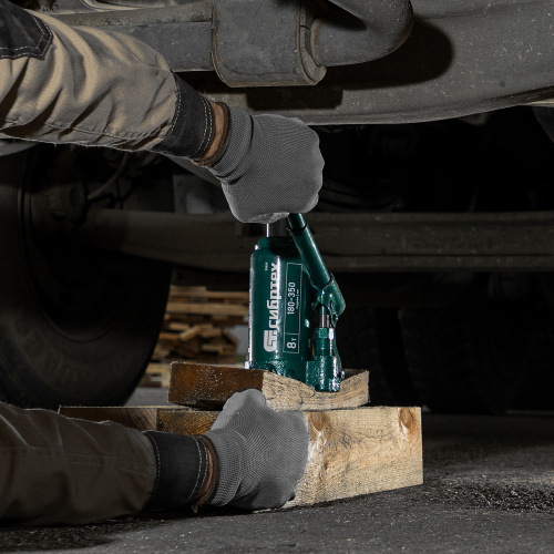 Домкрат гидравлический бутылочный, 8 т, 180-350 мм Сибртех по ценам производителя в Москве с доставкой по всей России