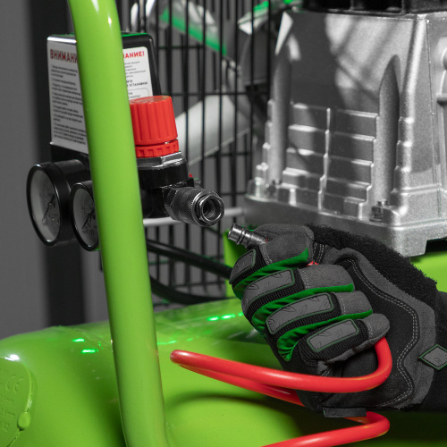 Компрессор воздушный КР-2200/100, 2.2 кВт, 350 л/мин, 100 л, ременной привод, масляный Сибртех по ценам производителя в Москве с доставкой по всей России