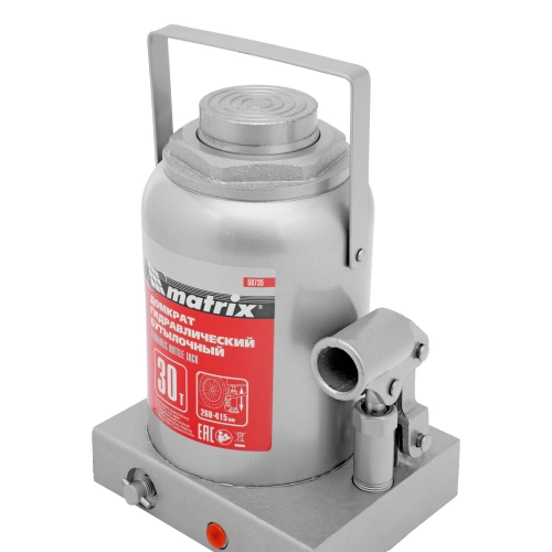 Домкрат гидравлический бутылочный, 30 т, высота подъема 260-415 мм Matrix по ценам производителя в Москве с доставкой по всей России
