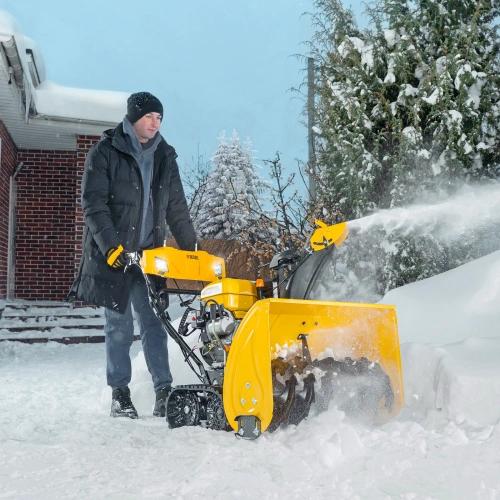 Бензиновая снегоуборочная машина SBL 711DT PRO, 420cc, гусеницы, эл.старт, блок. дифф. Denzel по ценам производителя в Москве с доставкой по всей России