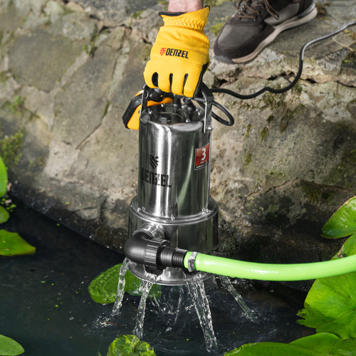 Дренажный насос DPL800X, 800 Вт, подъем 7 м, 16500 л/ч Denzel по ценам производителя в Москве с доставкой по всей России