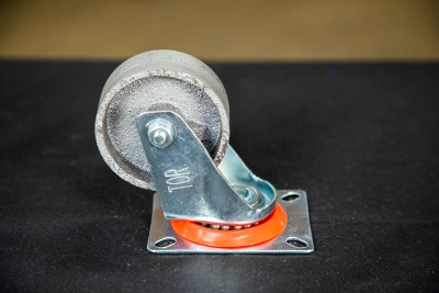 Колесо поворотное чугунное EM01 VKV 80 80 мм термостойкое по ценам производителя в Москве с доставкой по всей России