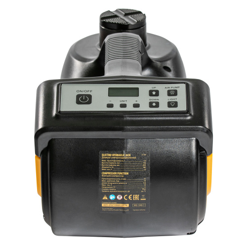 Домкрат электрогидравлический «3 в 1» (1,5 т), 12В, с гайковертом электрическим, в наборе  Denzel по ценам производителя в Москве с доставкой по всей России