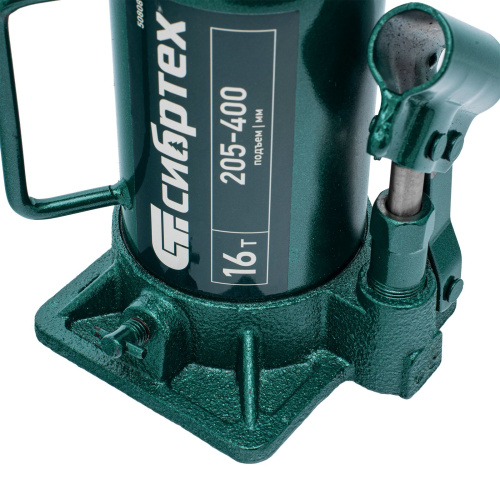 Домкрат гидравлический бутылочный, 16 т, 205-400 мм Сибртех по ценам производителя в Москве с доставкой по всей России