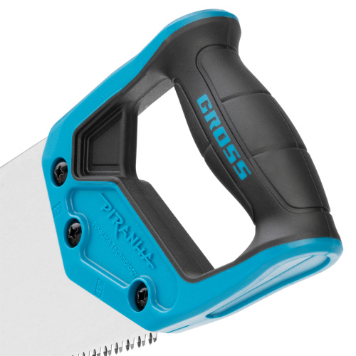 Ножовка по дереву "Piranha", 400 мм, 7-8 TPI, зуб-3D, каленый зуб, двухкомпонентная рукоятка Gross по ценам производителя в Москве с доставкой по всей России