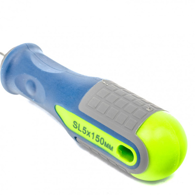 Отвертка, SL5 х 150 мм, CrV, трехкомпонентная рукоятка Сибртех по ценам производителя в Москве с доставкой по всей России