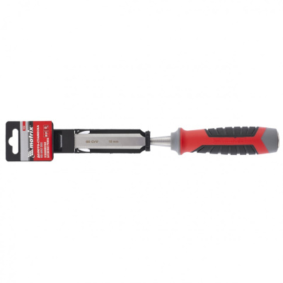 Долото-стамеска, 18 мм, 60 CrV, трехкомпонентная обрезиненная рукоятка Matrix по ценам производителя в Москве с доставкой по всей России