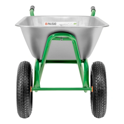 Тачка садово-строительная, 2-х колесная, усиленная, грузоподъемность 320 кг, объем 100 л Palisad по ценам производителя в Москве с доставкой по всей России