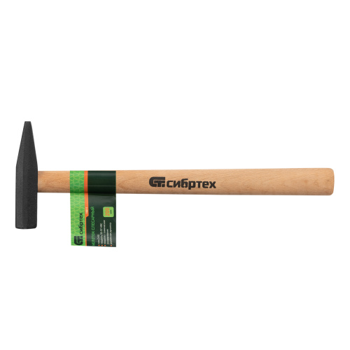 Молоток слесарный 200 г, квадратный боек, деревянная рукоятка Сибртех по ценам производителя в Москве с доставкой по всей России
